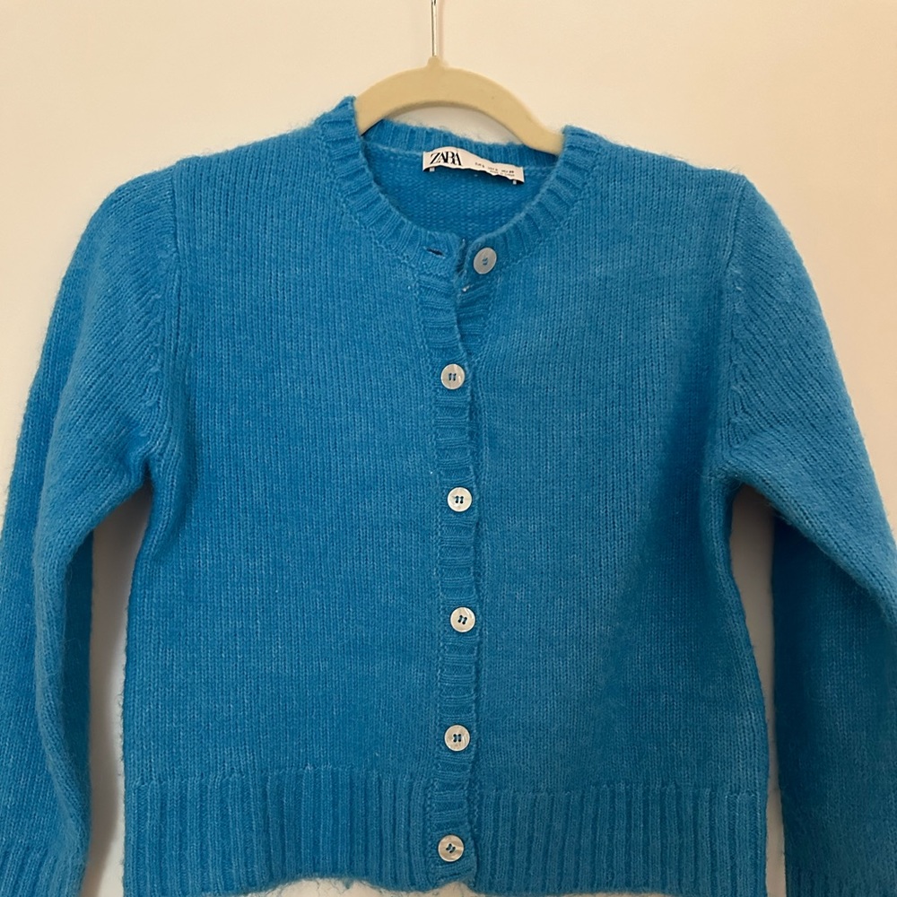 Bright Blue Zara Cardigan